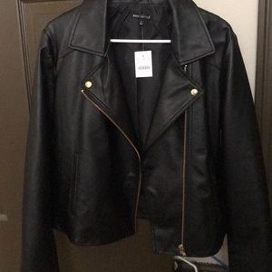 J.Crew leather jacket! NWTT